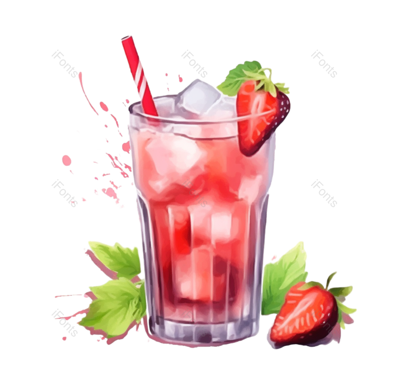 夏天图片,插画元素,水果PNG,白色背景免抠素材
